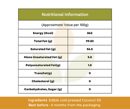 Cold Pressed Coconut Oil