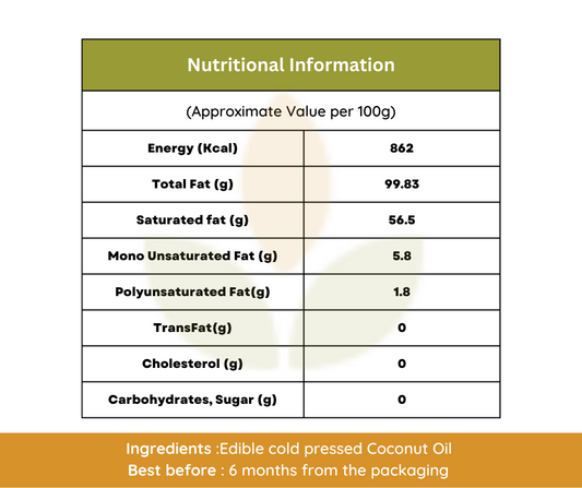 Cold Pressed Coconut Oil