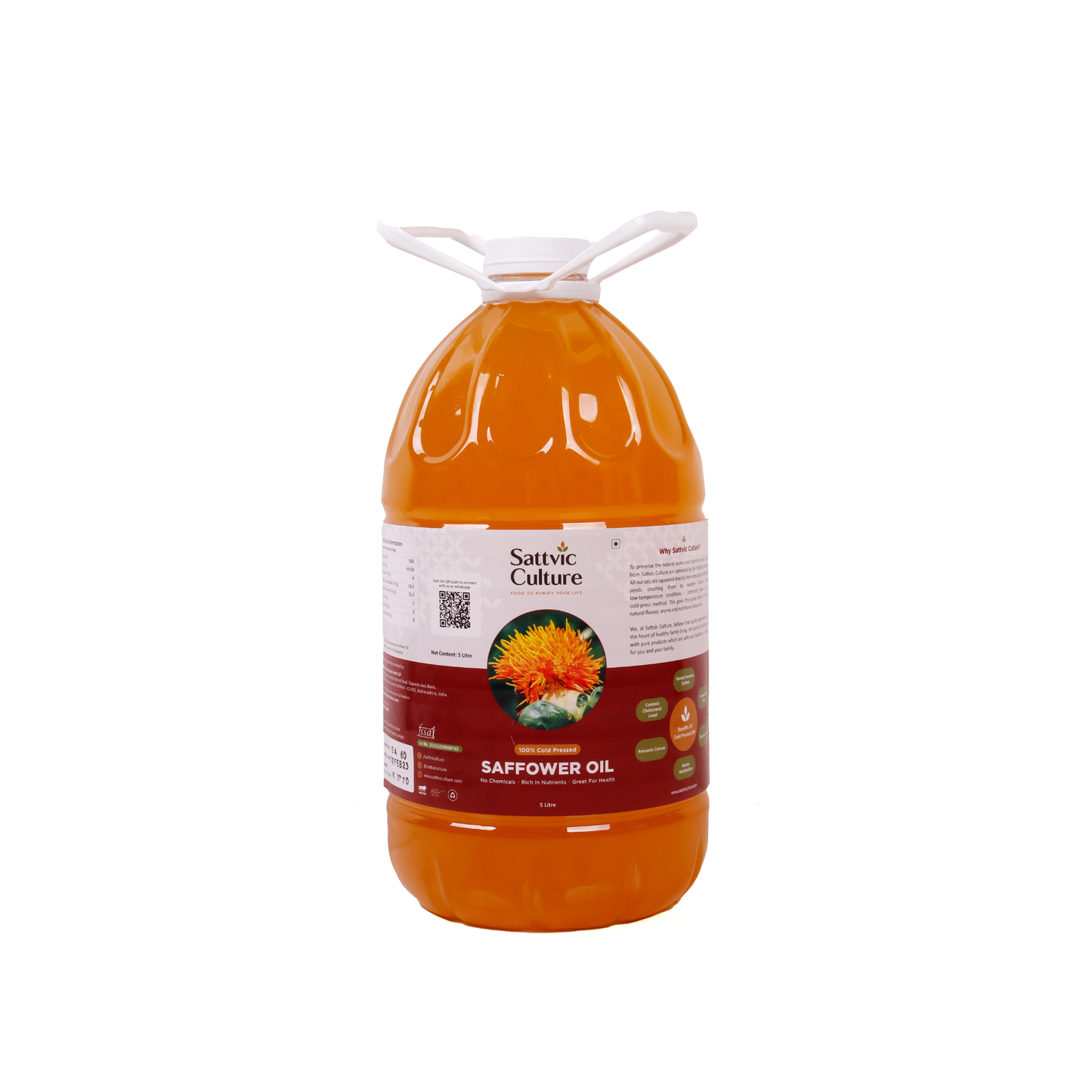 Cold Pressed Safflower Oil